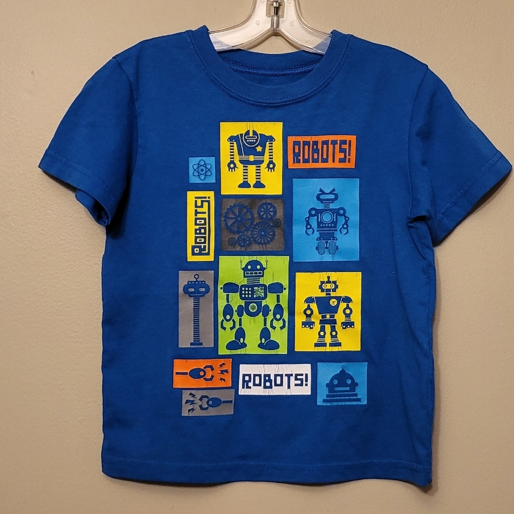 Garanimals Robot blue tee shirt